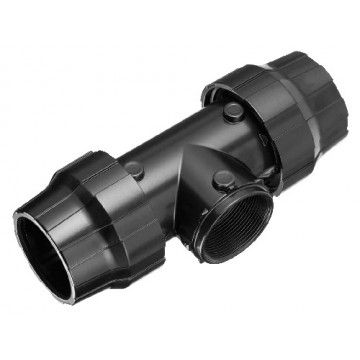 Tee kobling én hun 1 1/4" 40 mm