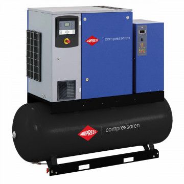 Skruekompressor APS 20DD IVR Combi Tør 13 bar 20 hk/15 kW 258-2290 l/min 500 l