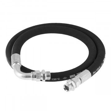 Højtryksluftslange 3/4" 1 m 105 bar lige + bøjninger