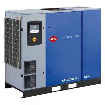Skruet compressor APS 30BD IVR tør 13 bar 30 hk/22 kW 766-4167 l/min