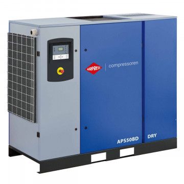 Skru kompressor APS 50BD Tør 10 bar 50 hk/37 kW 5070 l/min