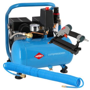 Stille olie fri luftkompressor L 6-95 8 bar 0,71 hk / 0,52 kW 48 l/min 5 l