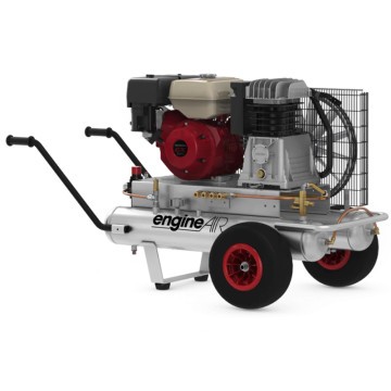 Kompressor BM 17+17/550 (HONDA GX270) 10 bar 8.4 hk/ 6.3 kW 403 l/min 2x17 l