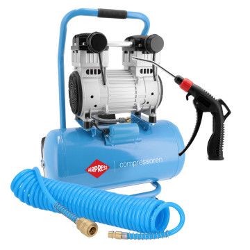 Stille olje-fri kompressor LMO 25-250 8 bar 2 hk/1,5 kW 150 l/min 24 l