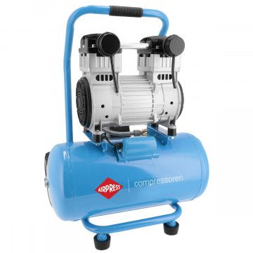 Støjsvag olie-fri kompressor LMO 25-250 8 bar 2 hk/1,5 kW 150 l/min 24 l