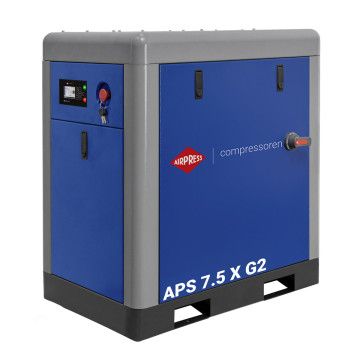 Skruekompressor APS X 7.5 G2 10 bar 7.5 HK / 5.5 kW 690 l/min