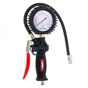 Dækpumpe 45 cm 0-12 bar 1/4"