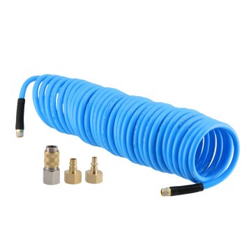Spiral luftslange Euro 10 bar 15 m 16 x 12 mm PU