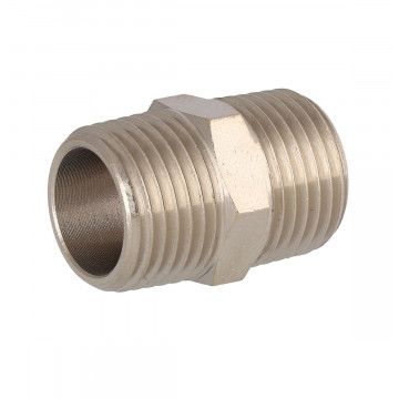 Dobbelt brystvorte 1/2"