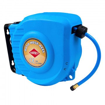 Vejrhane slangeopruller vægmontering 8 bar 9 m 1/4" 12 x 8 mm PU